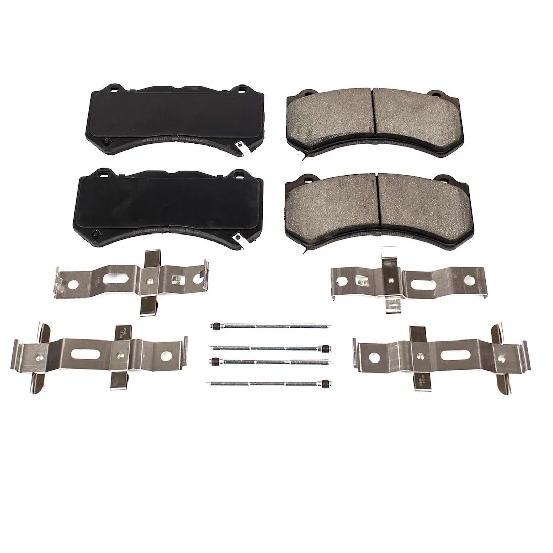 17-1405 – POWERSTOP Brake Pad, FMSI Number D1405 Ceramic Brake Pads Set Of 4 With Premium Stainless Steel Hardware